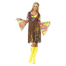 1960s Groovy Lady Costume – Psychedelic Retro Outfit for Adults