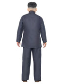 Korean Dictator Costume Adult Grey Jumpsuit