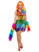 All That Glitters Pride Costume Adult Dress Rainbow Colours
