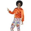 60s Groovy Flared Trousers Mens Adult White_1 sm-44907l