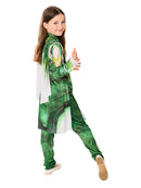 Marvel Eternals Girls Sersi Costume Green Dress