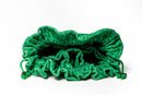 Metallic Dice Games FanRoll Dragon Storm TM Velvet Compartment Dice Bag: Green Dragon Scales