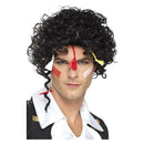 80s New Romantic Wig Adult Black_2