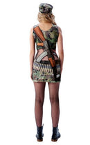 Army Annie Ladies Costume Printed Suit