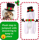 Walking Snowman Pet Costume