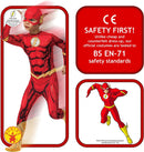 Classic Kids The Flash Costume Red Jumpsuit