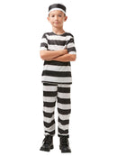Striped Prisoner Boys Costume