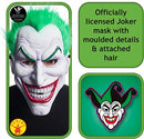 Joker Injection Mold Mask with Green Hair Batman Villan