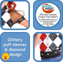 Harley Quinn Kids DC Superhero Girls Deluxe Costume 3 rub-620712L MAD Fancy Dress