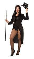 Womens Tailcoat Black Female 38 40 Adult Costume Uk Size 8- 10 Halloween_1 AC720