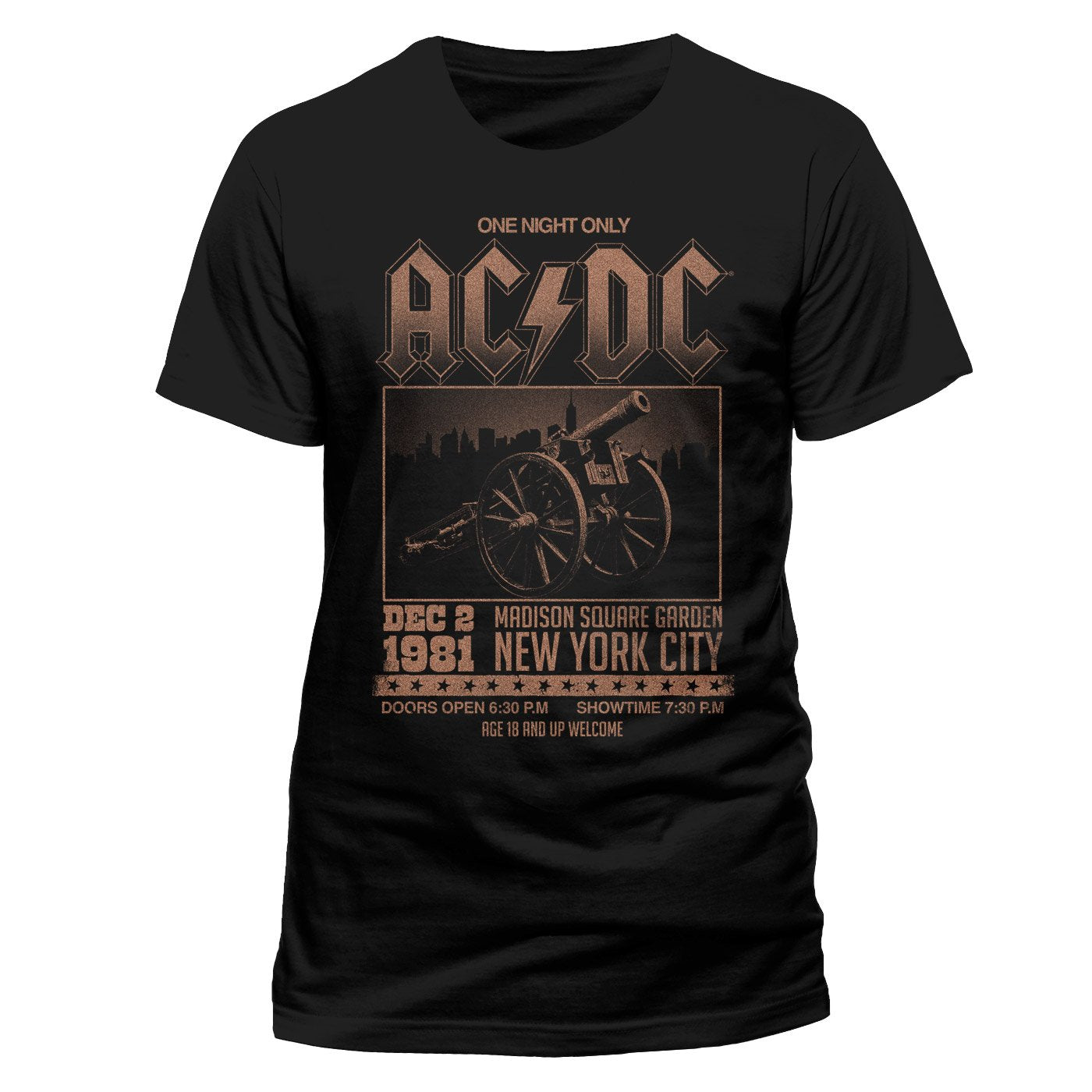 Ac/DC Madison Square Garden Unisex T-Shirt Adult Ac/DC Madison Square Garden Unisex T-Shirt Adult