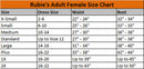Size Chart Women's Santa's Miss Inspiration Dress