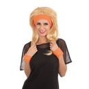 80s Headband Wristband Set Orange_1 BA3322