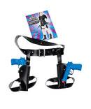 Womens Thigh Twin Holster Set With Guns Costume Accessories Female Halloween_1 BA481