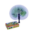 Womens Paper Fans Plastic Handle Costume Accessories Female Box 12 Halloween_1 BA489
