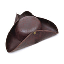 Mens Tricorn Hat Brown Ancient Look Hats Male Halloween Costume_1 BH558