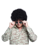 Jumbo Pop Wig Black Curly Disco Hair