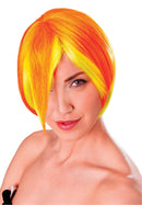 Womens Cosplay Manga Yellow with Orange Wigs Female Halloween Costume_1 BW905