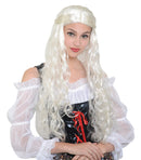 Medieval Lady Wing Long Blonde_1 BW955