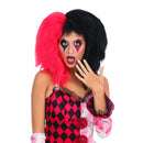 Crazy Girl Red Black Wig_2