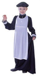 Girls Victorian Apron Childrens Costume Female Halloween_1 CC254