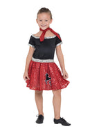 Rock ‘n’ Roll Sequin Dress Red_1 CF091