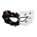 Feather Eye Mask Black White Masks Unisex_1 EM012