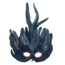 Black Feather Eye Mask Masks Unisex_1 EM013