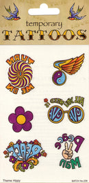 Tattoos Theme 70s 6 Card General Jokes Unisex Per_1 GJ273