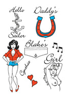 Amy Winehouse Theme Tattoos General Jokes Unisex 10 Cards_1 GJ281