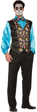 Day Of The Dead Bowtie Costume Accessories Male_1 X76948