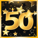 50th Birthday Napkins 13" 16 In Pkt_2