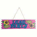 Luau Party Plaque_1 x82791
