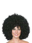 70s Afro Mega Huge Black Wig Costume Accessory