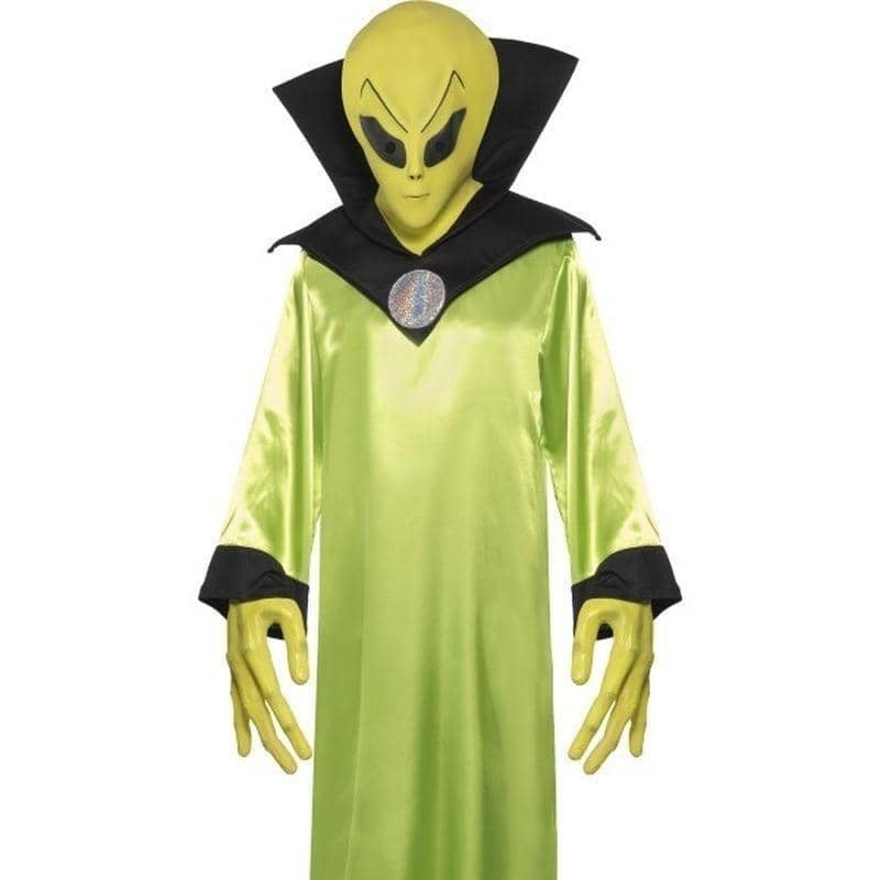 Alien Lord Costume Adult Robe Green Black Glow In The Dark Alien Lord Costume Adult Robe Green Black Glow In The Dark