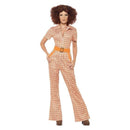 Authentic 70s Chic Costume Adult Orange_5