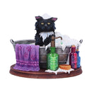 Black Cat Bath Time Figurine 13.5cm
