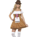 Bavarian Beer Maid Costume Adult Brown_1 sm-49655m
