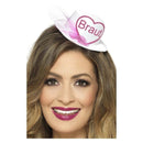 Braut Hat Adult White Pink_2