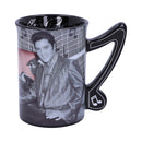Elvis Presley with Pink Cadillac Drinking Mug 16oz