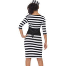 Classy Convict Costume Adult White Black_3 sm-22119S