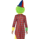 Clown Costume Kids Red Green_5