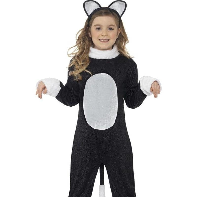 Cool Cat Costume Kids Black White