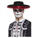 Day Of The Dead Senor Hat Adult Black Red_2