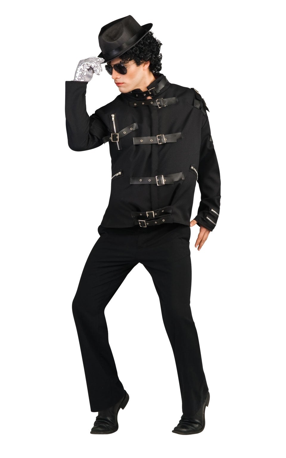 Deluxe Bad Black Buckle Jacket Adult Deluxe Bad Black Buckle Jacket Adult