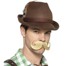 Deluxe Bavarian Trenker Hat Adult Brown_1 sm-48519