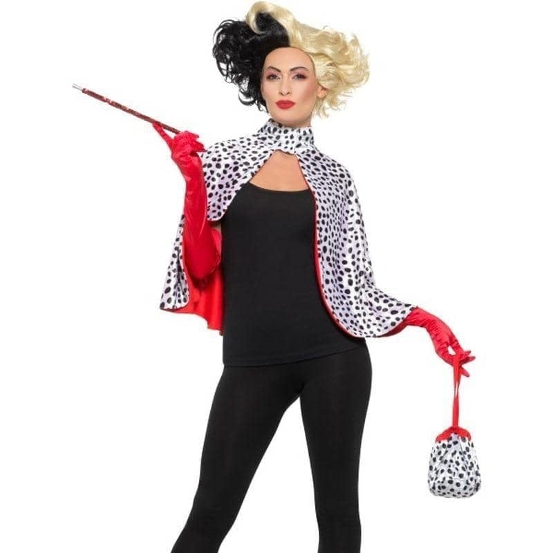 Deluxe Evil Madame Kit Adult Black White Deluxe Evil Madame Kit Adult Black White