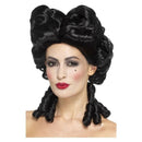 Deluxe Gothic Baroque Wig Adult Black_2