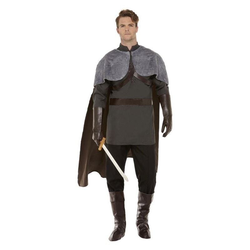 Jon Snow Medieval Lord Mens Costume Grey Jon Snow Medieval Lord Mens Costume Grey