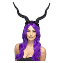 Demon Horns Headband Adult Black_2